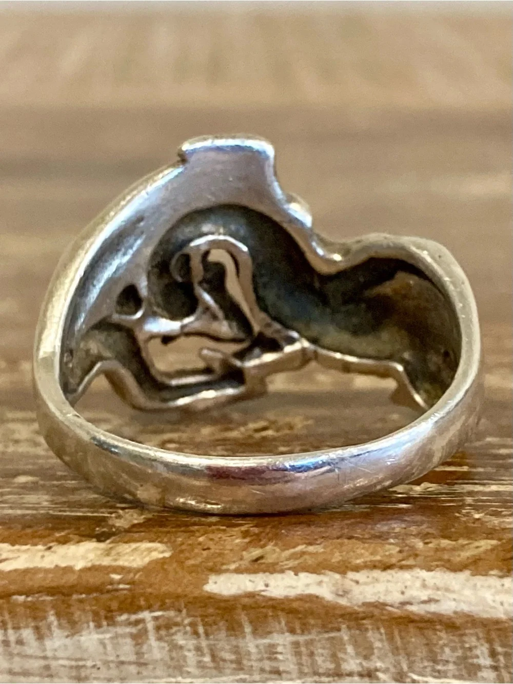 Peter Stone PSCL Sterling Silver 925 Fantasy Dragon Ring Sz 12.5